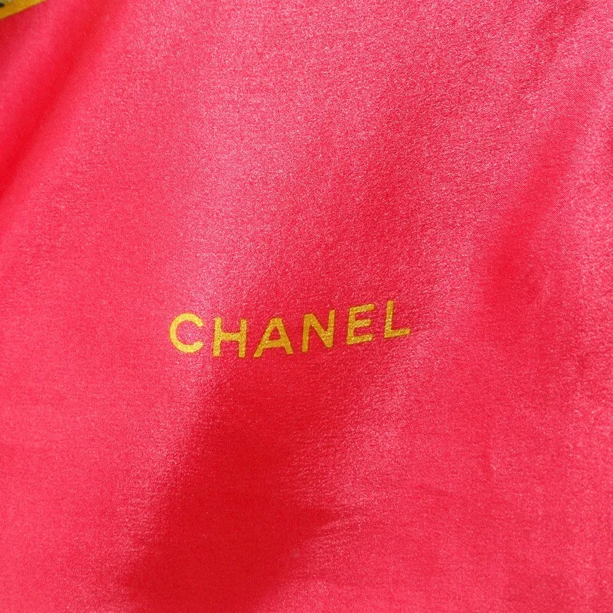 1990s Chanel Interlocking CC Jewel Print Scarf