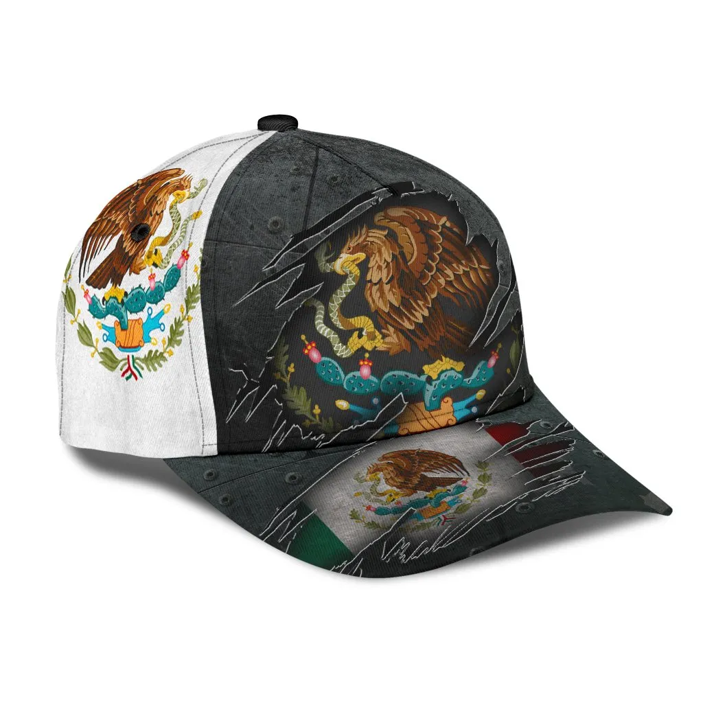 3D Baseball Mexican Cap Hat, 3D All Over Print Cpa Hat For Mexican People