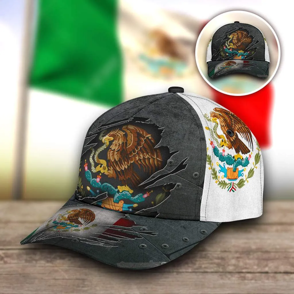 3D Baseball Mexican Cap Hat, 3D All Over Print Cpa Hat For Mexican People