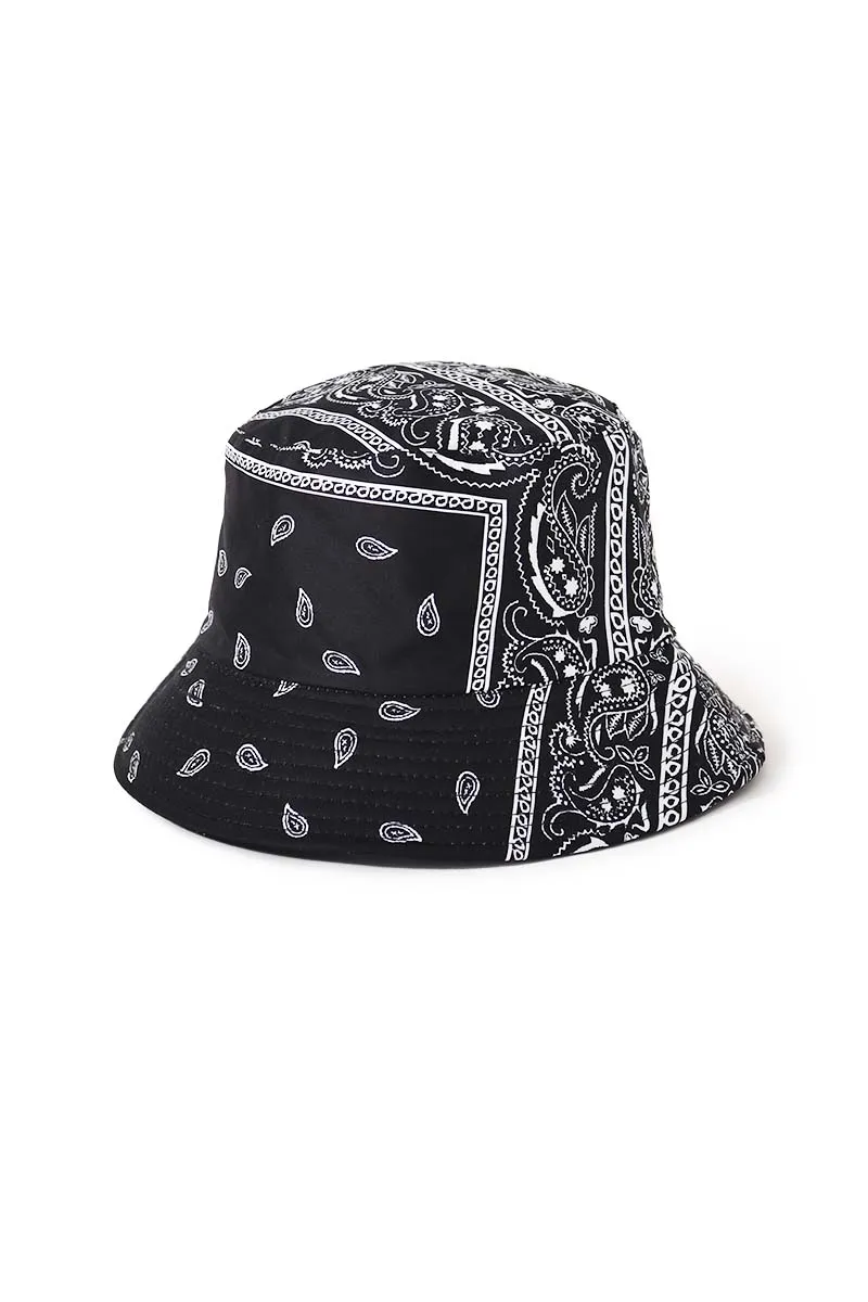 ABU8870 - Reversible Paisley Bucket Hat