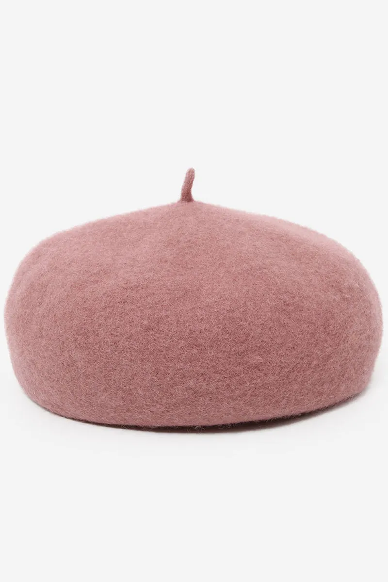 ADJUSTED PLAIN BERET CAP