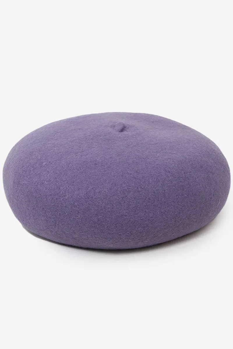 ADJUSTED PLAIN BERET CAP