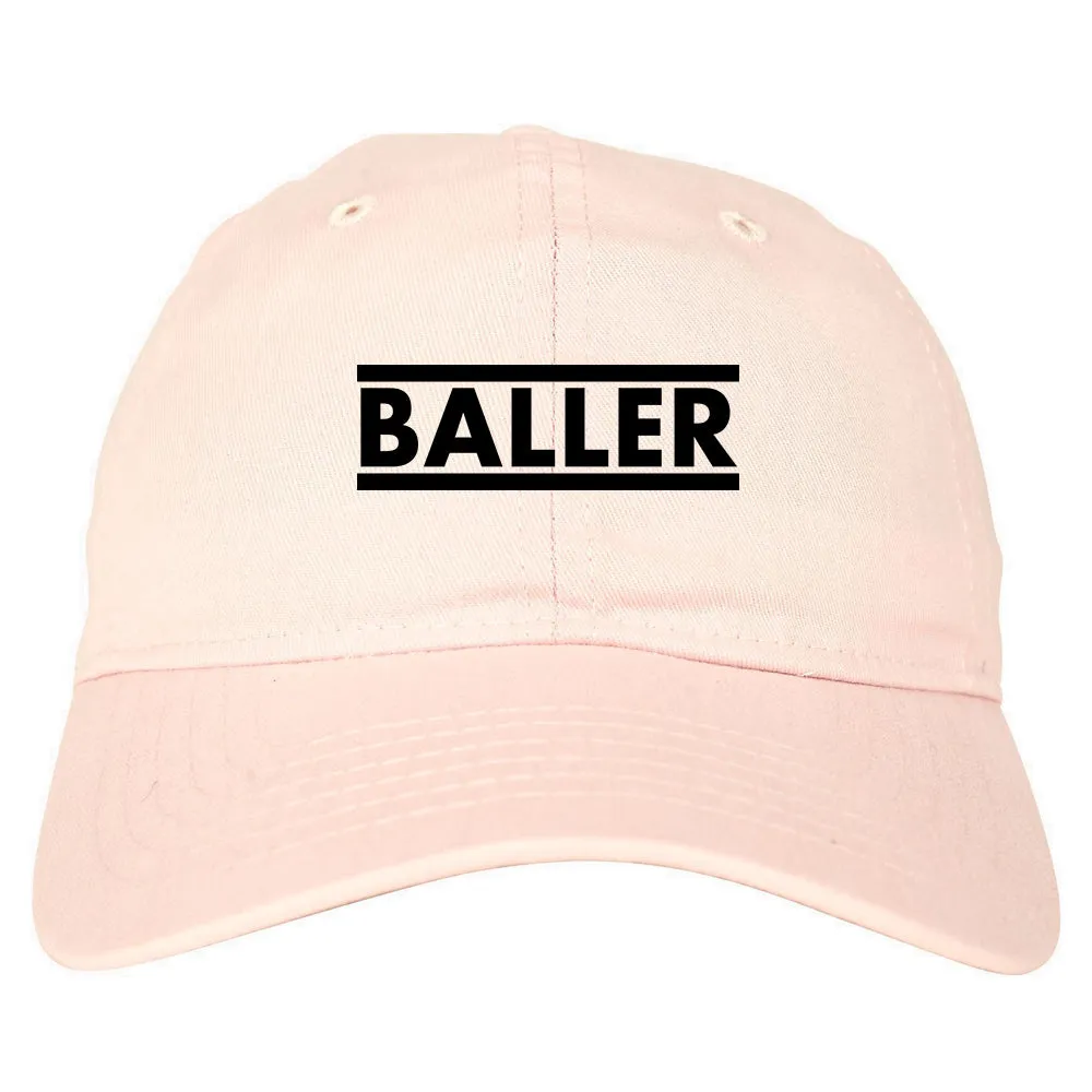 Baller Mens Dad Hat Baseball Cap