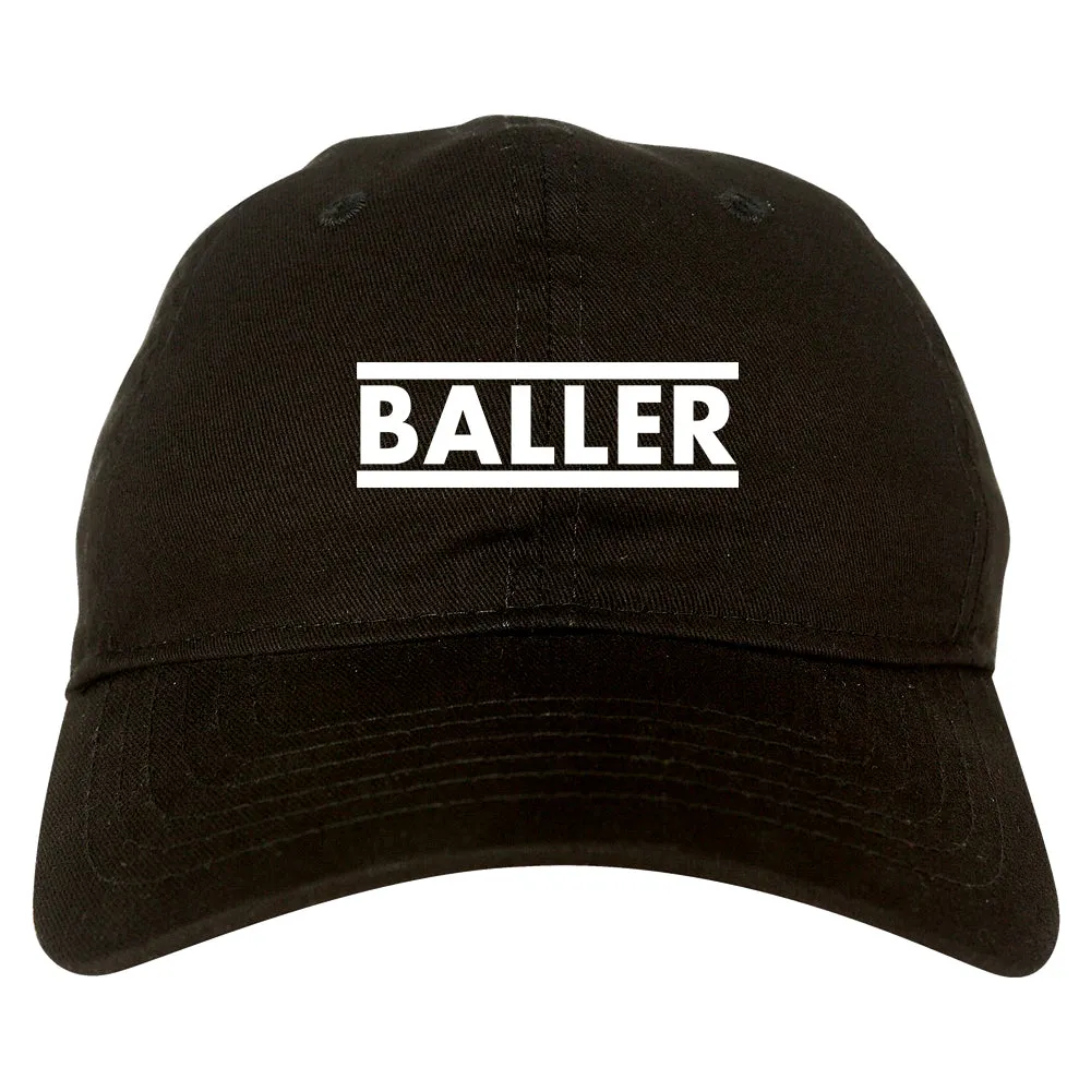 Baller Mens Dad Hat Baseball Cap