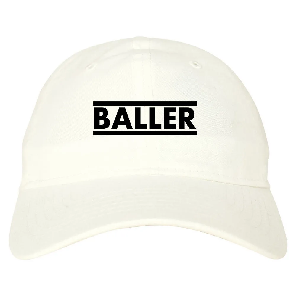 Baller Mens Dad Hat Baseball Cap