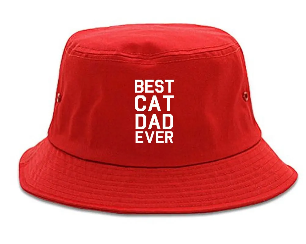 Best Cat Dad Ever Mens Bucket Hat