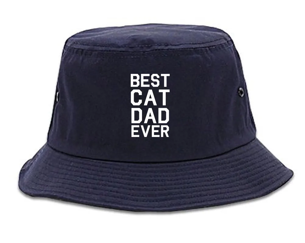 Best Cat Dad Ever Mens Bucket Hat