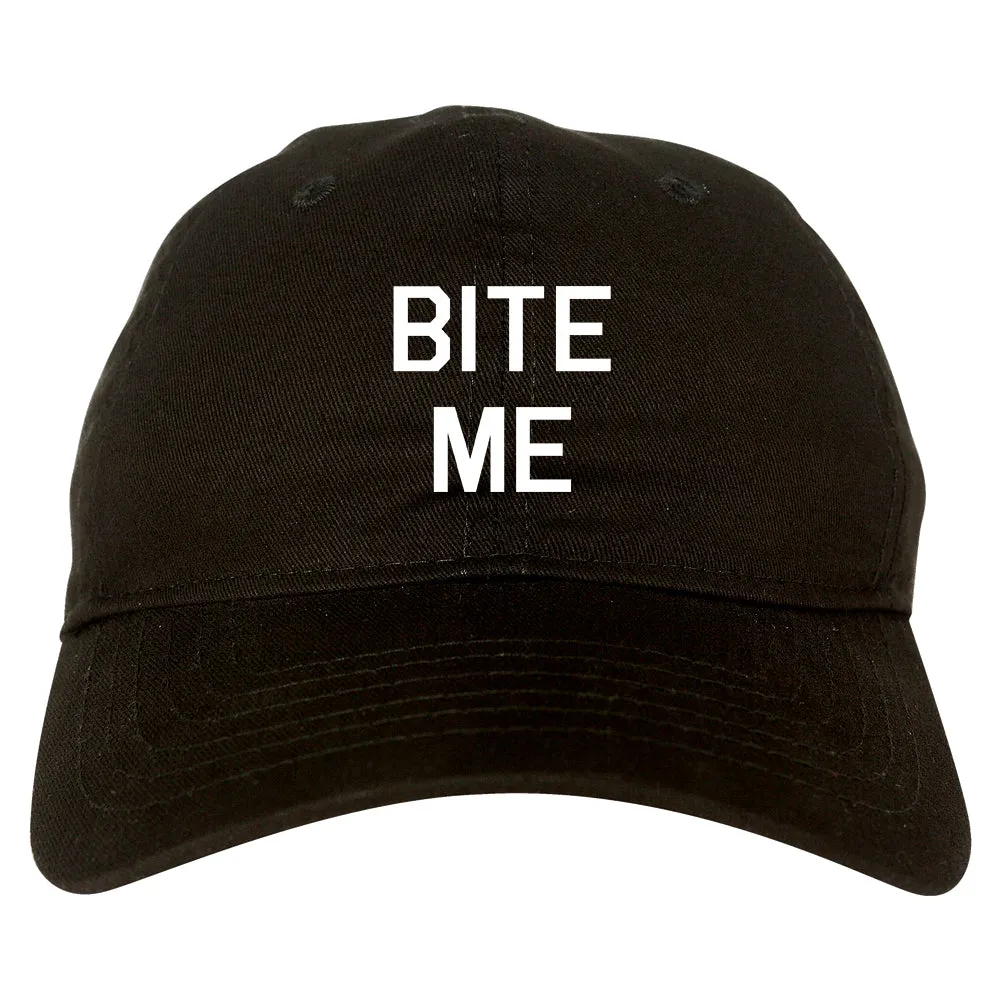 Bite Me Mens Dad Hat Baseball Cap