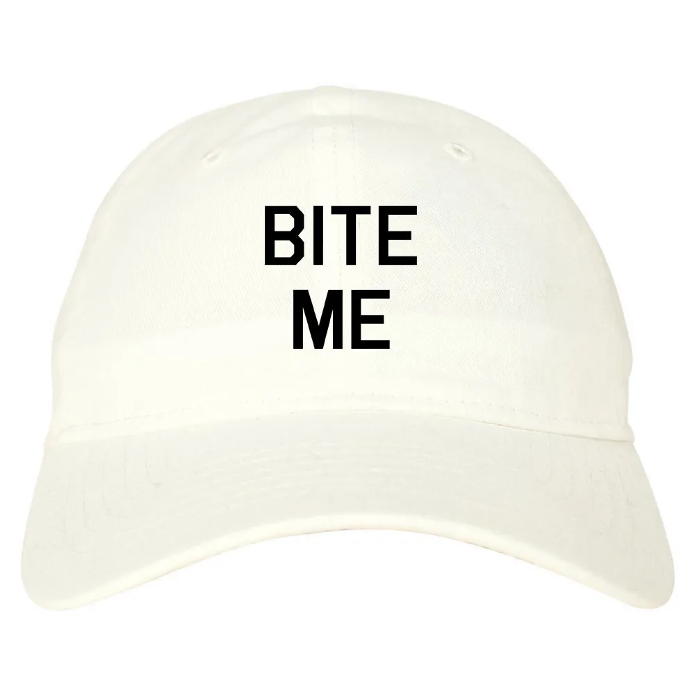 Bite Me Mens Dad Hat Baseball Cap