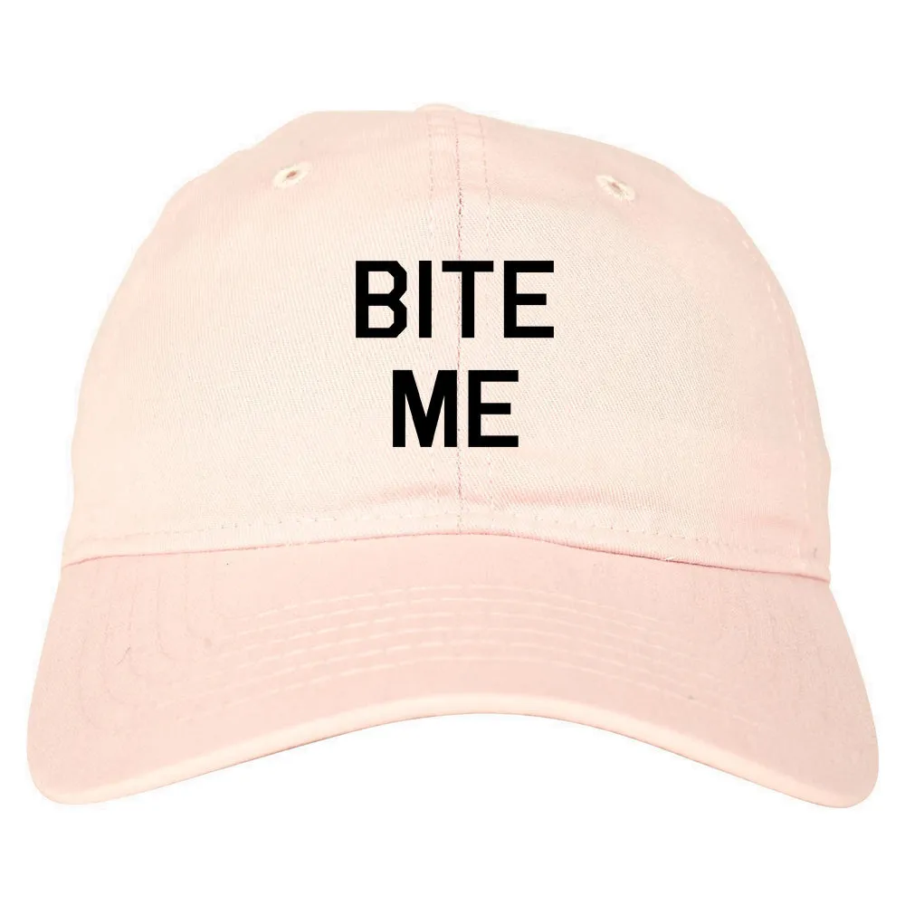 Bite Me Mens Dad Hat Baseball Cap