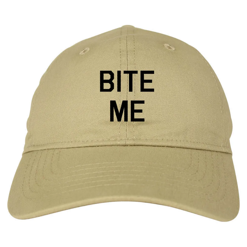 Bite Me Mens Dad Hat Baseball Cap