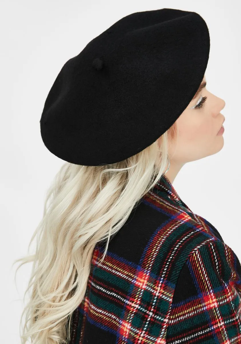 Black Jessie Beret