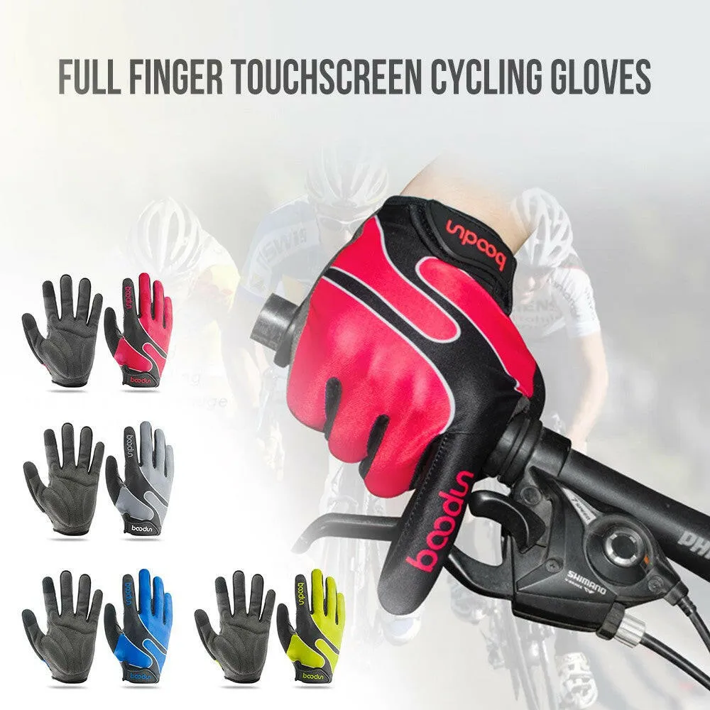 Boodun Full Finger Touchscreen Cycling Gloves