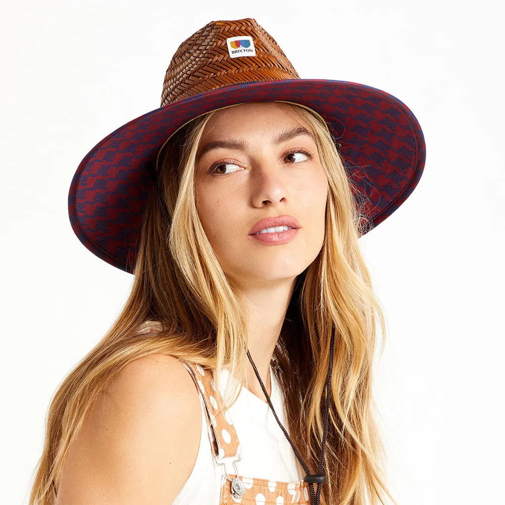 Brixton Hats Alton Straw Lifeguard Hat - Copper