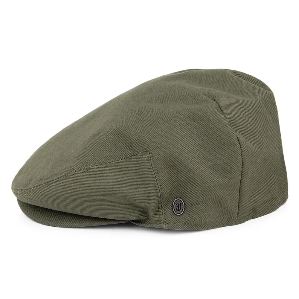 Brushed Cotton Flat Cap Olive Wholesale Pack