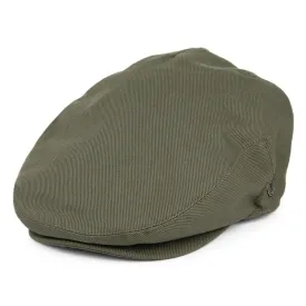 Brushed Cotton Flat Cap Olive Wholesale Pack