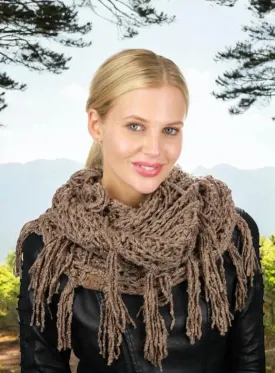 C.C. Infinity Scarf in taupe