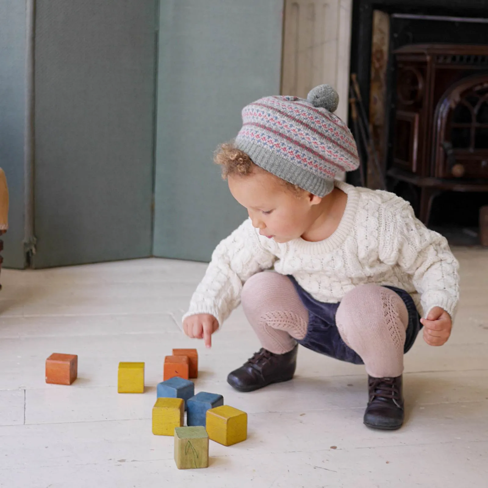 Children's Fair Isle Beret