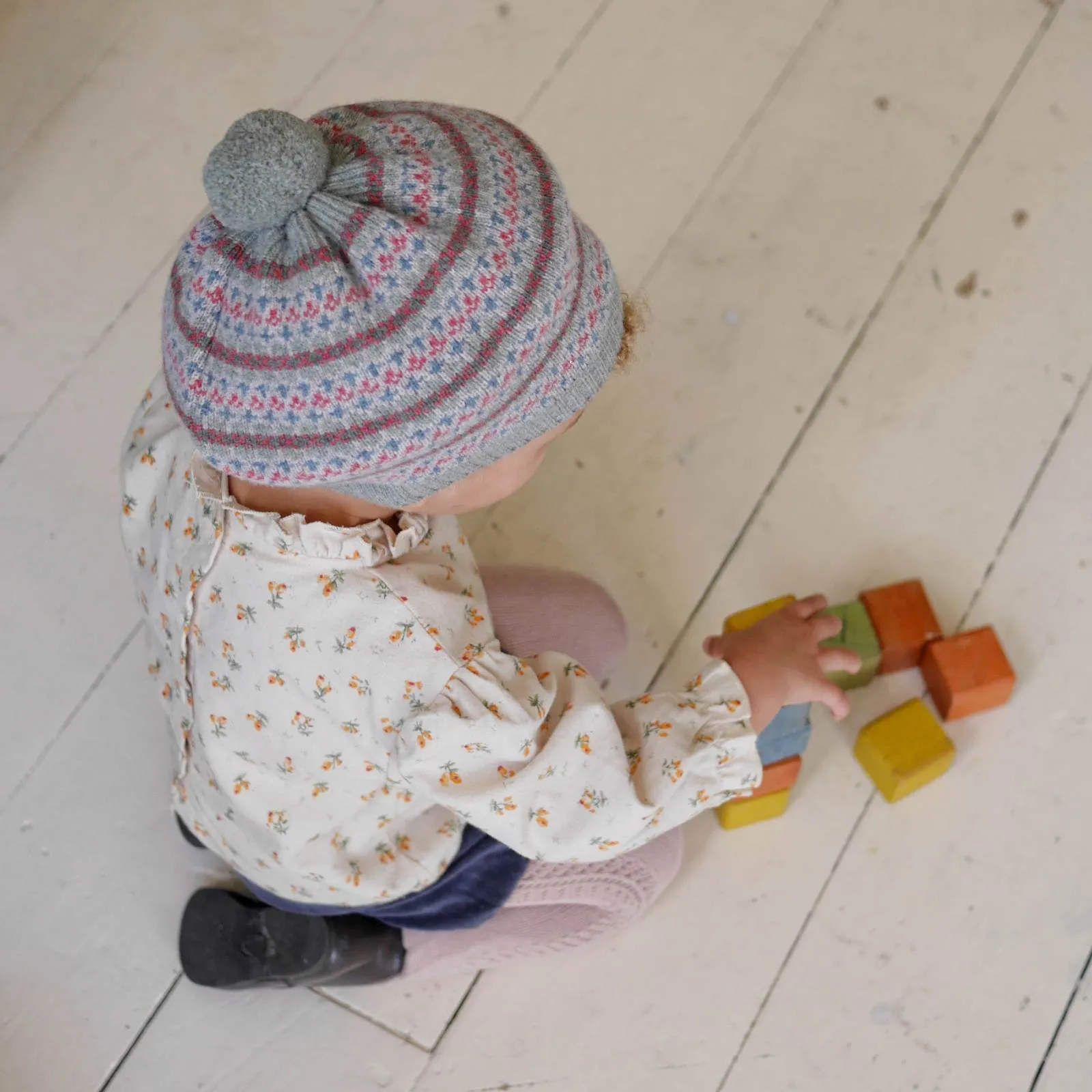 Children's Fair Isle Beret