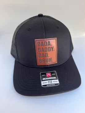 Christmas gift for dad, Dad, Bruh hat for fathers day, hat for dad, Gift Hat for dad, Richardson 112 Trucker Snapback hat