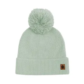 Chunky Knit Adult Pom Beanie in Thyme