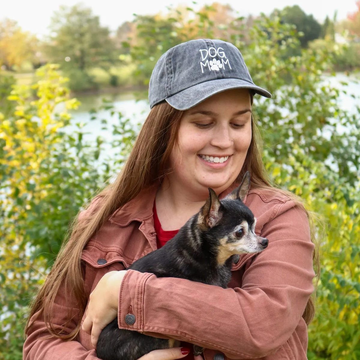 David & Young Women's Dog Mom Embroidered Baseball Cap