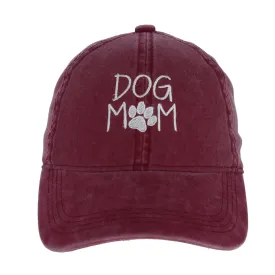 David & Young Women's Dog Mom Embroidered Baseball Cap