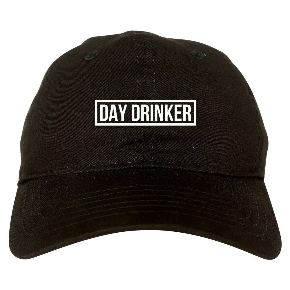 Day Drinker Box Logo Mens Dad Hat Baseball Cap