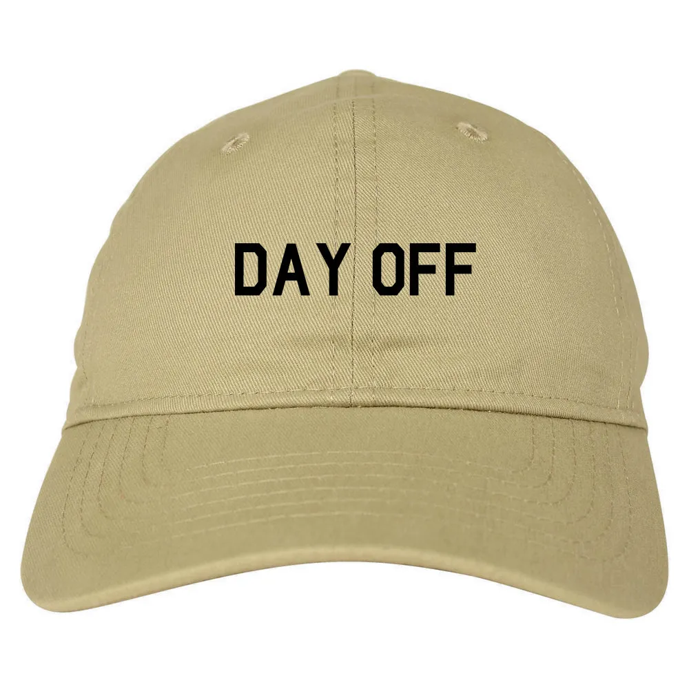 Day Off Mens Dad Hat Baseball Cap