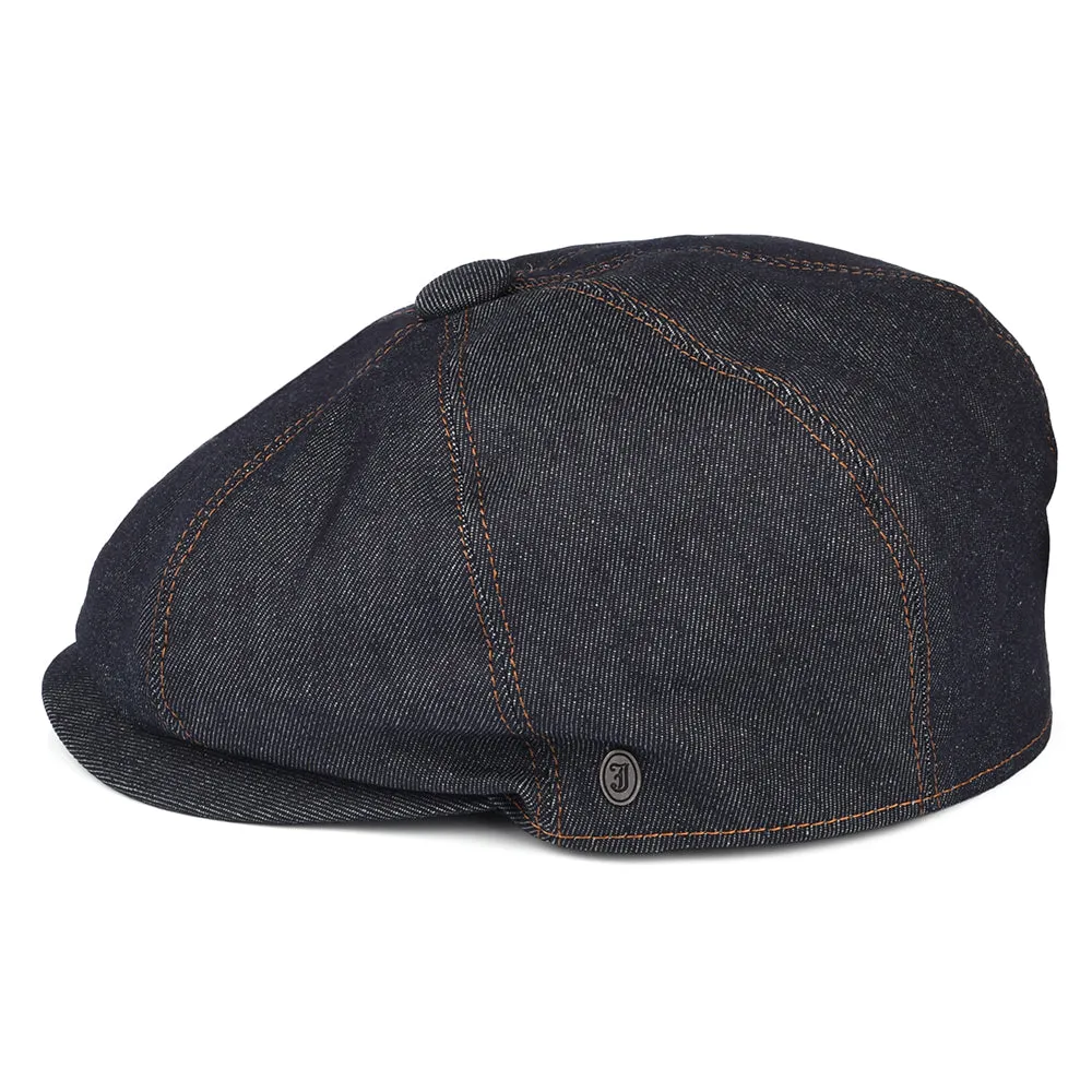 Denim Newsboy Cap Dark Blue Wholesale Pack