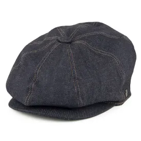 Denim Newsboy Cap Dark Blue Wholesale Pack