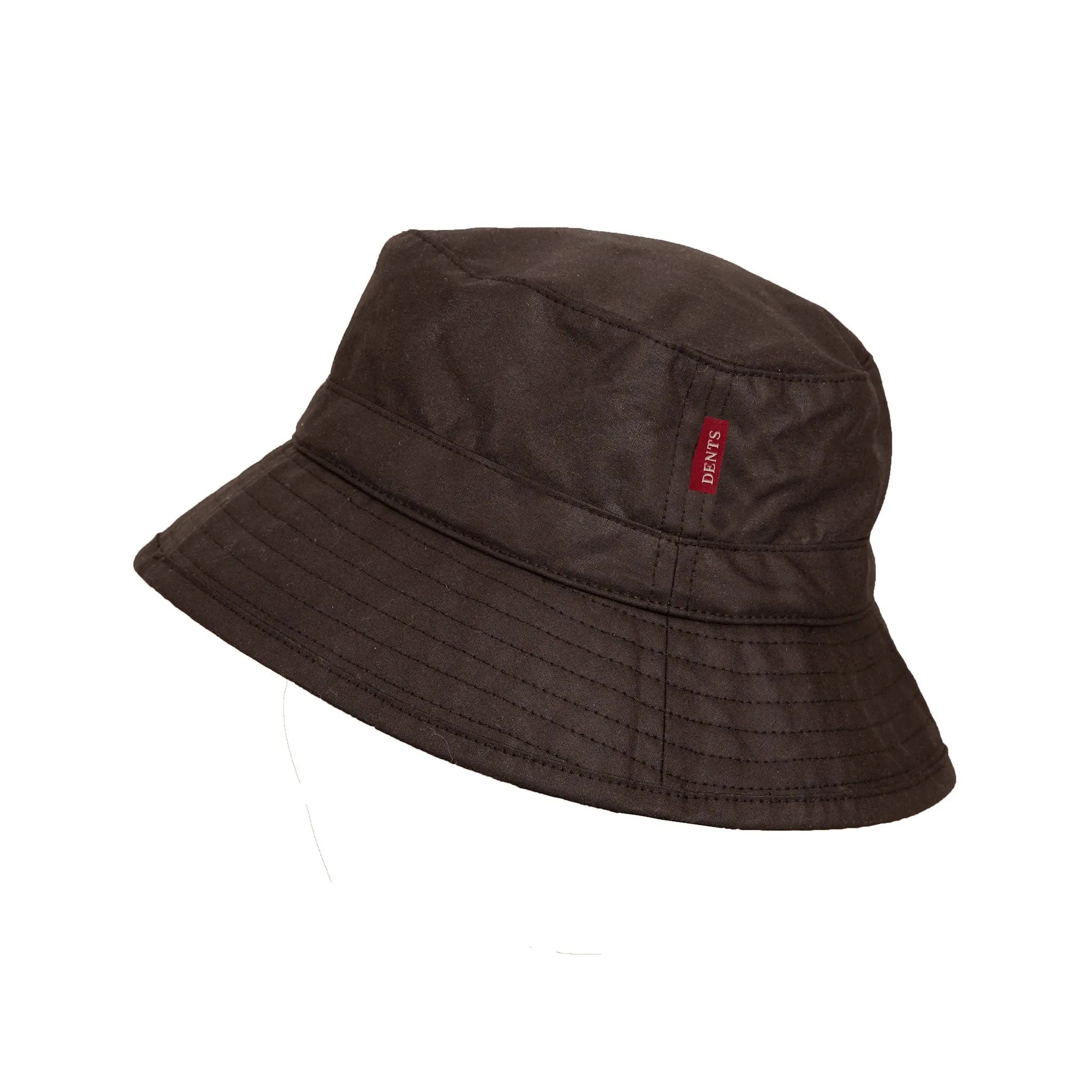 Dents Halley Stevenson Wax Cotton Bucket Hat