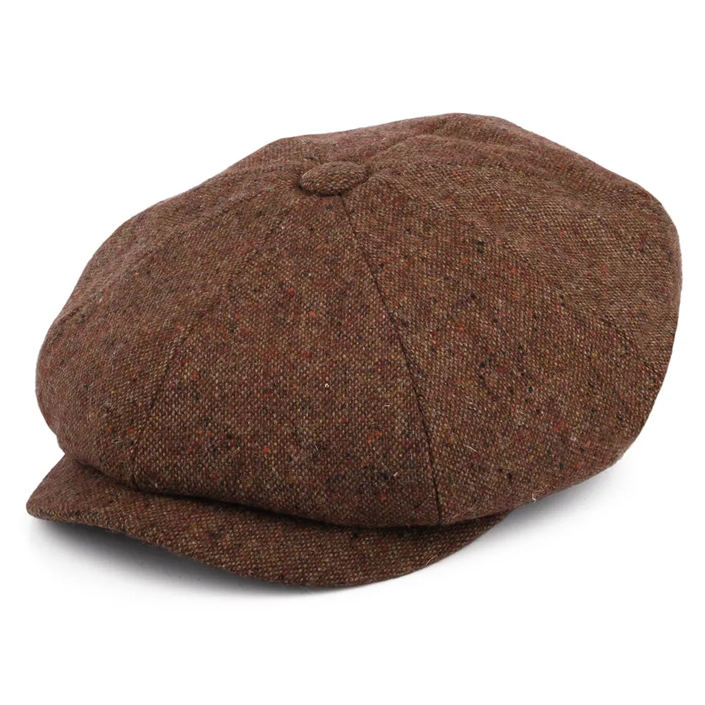 Donegal Tweed Hillcourt Newsboy Cap - Autumn