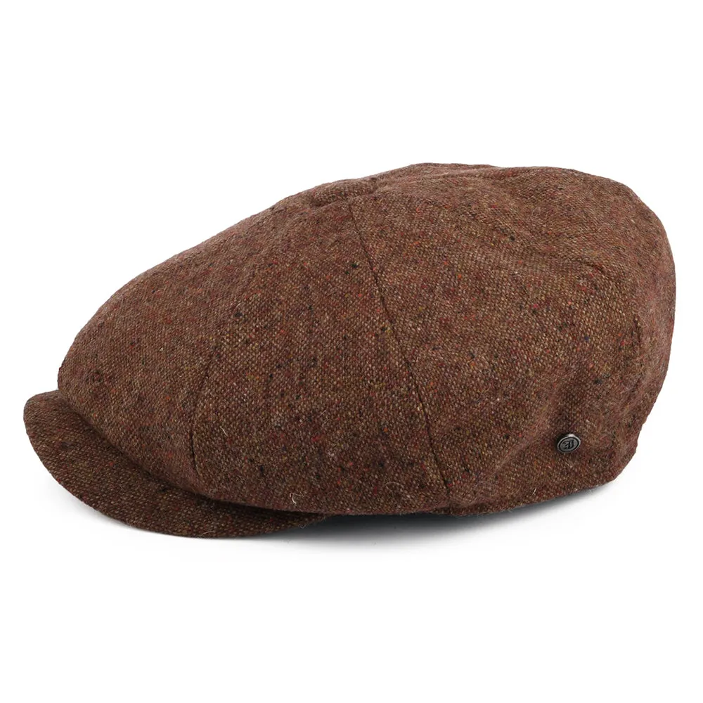 Donegal Tweed Hillcourt Newsboy Cap - Autumn