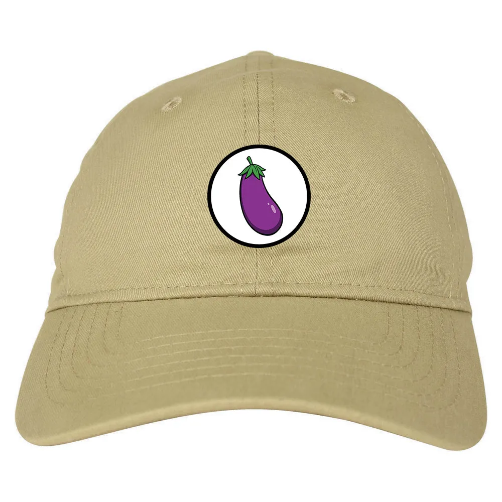 Eggplant Chest Mens Dad Hat Baseball Cap