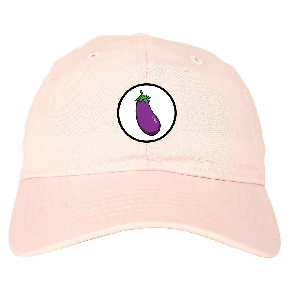 Eggplant Chest Mens Dad Hat Baseball Cap