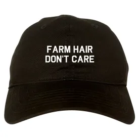 Farm Hair Dont Care Mens Dad Hat Baseball Cap