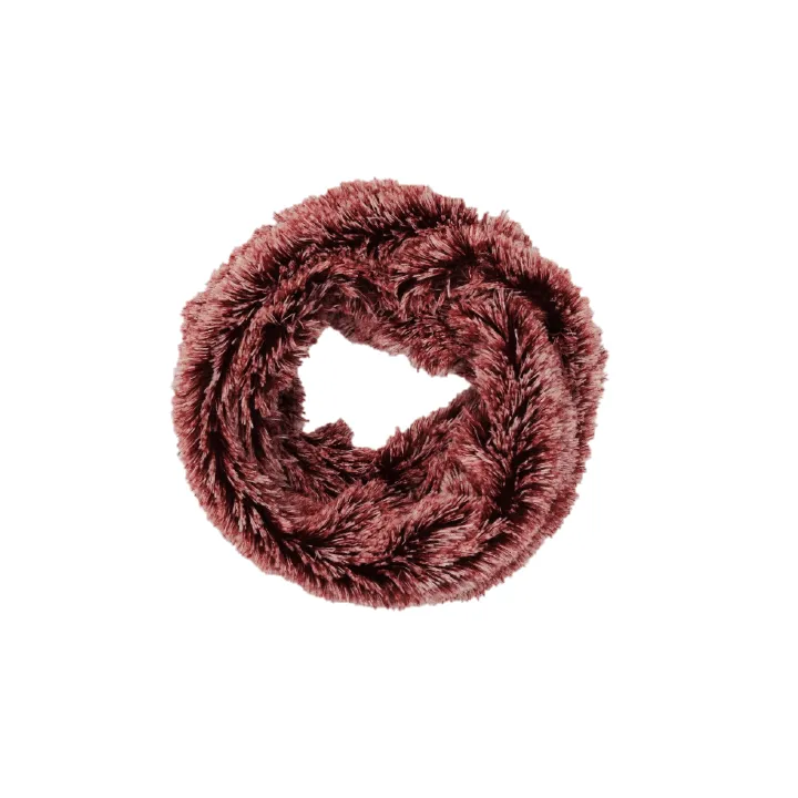 Faux Fur Neck Scarf - Pink