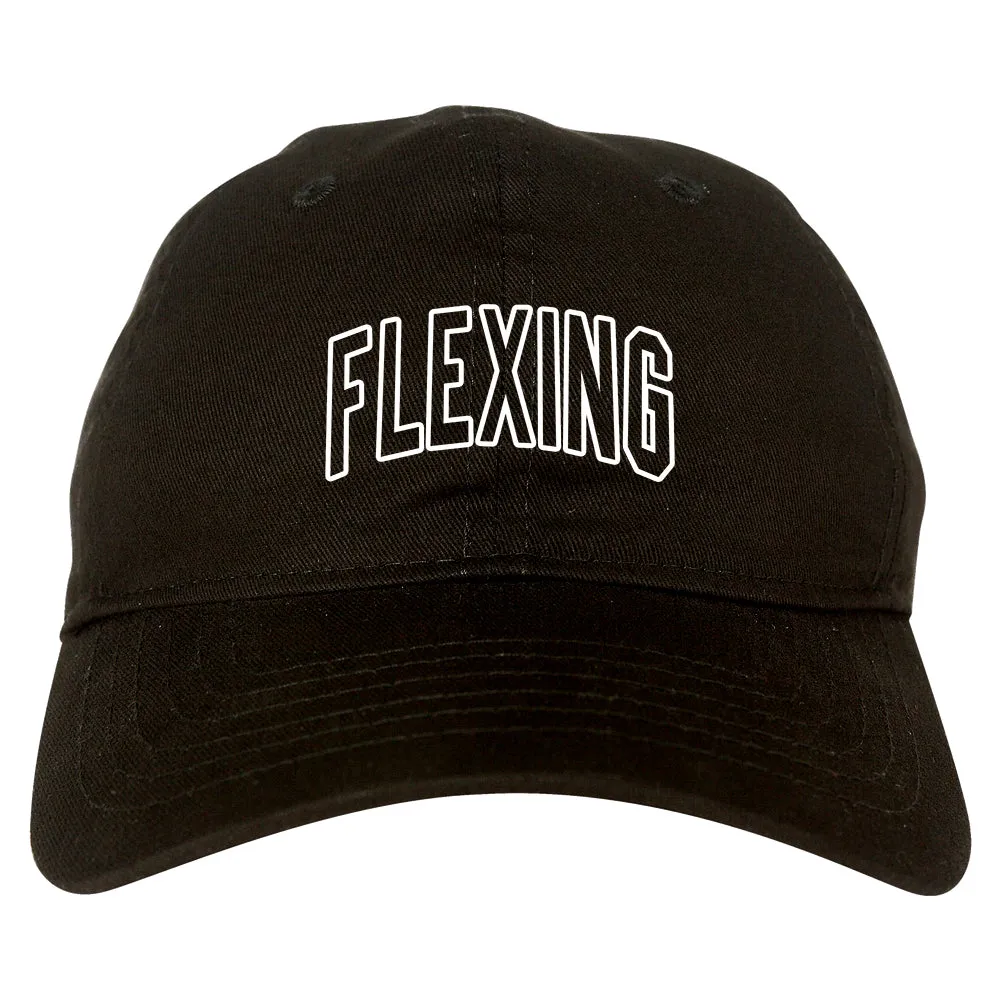 Flexing Outline Mens Dad Hat