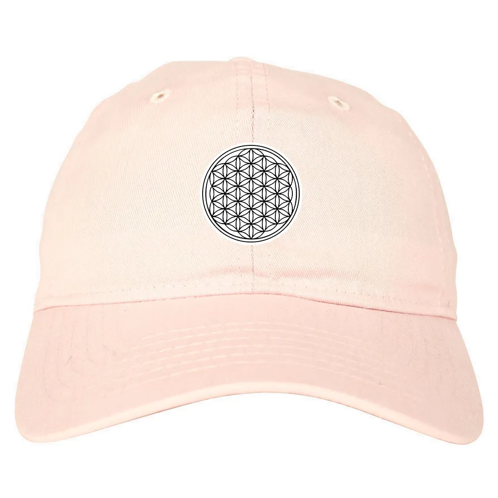 Flower Of Life Chest Mens Dad Hat Baseball Cap