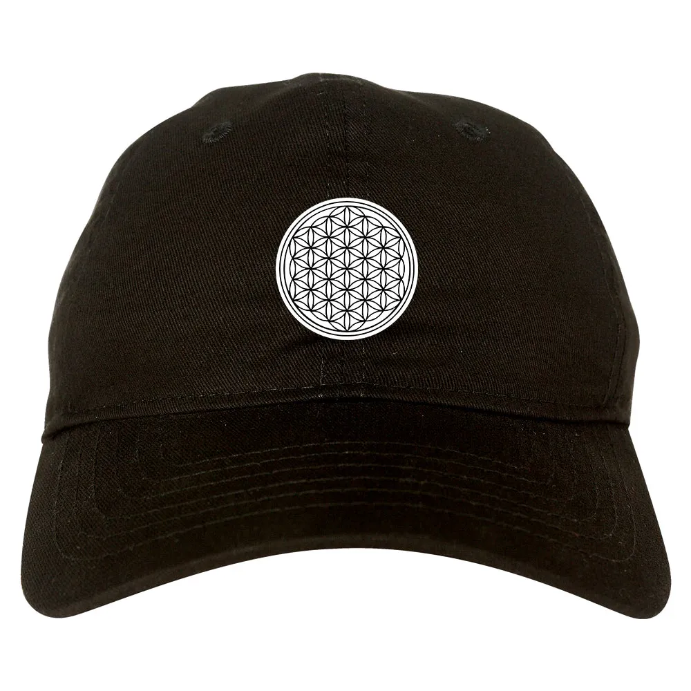 Flower Of Life Chest Mens Dad Hat Baseball Cap