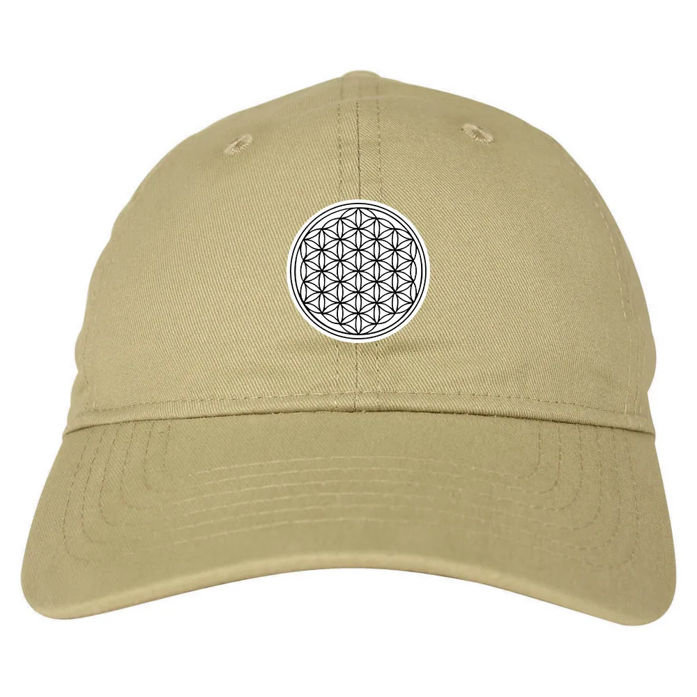 Flower Of Life Chest Mens Dad Hat Baseball Cap