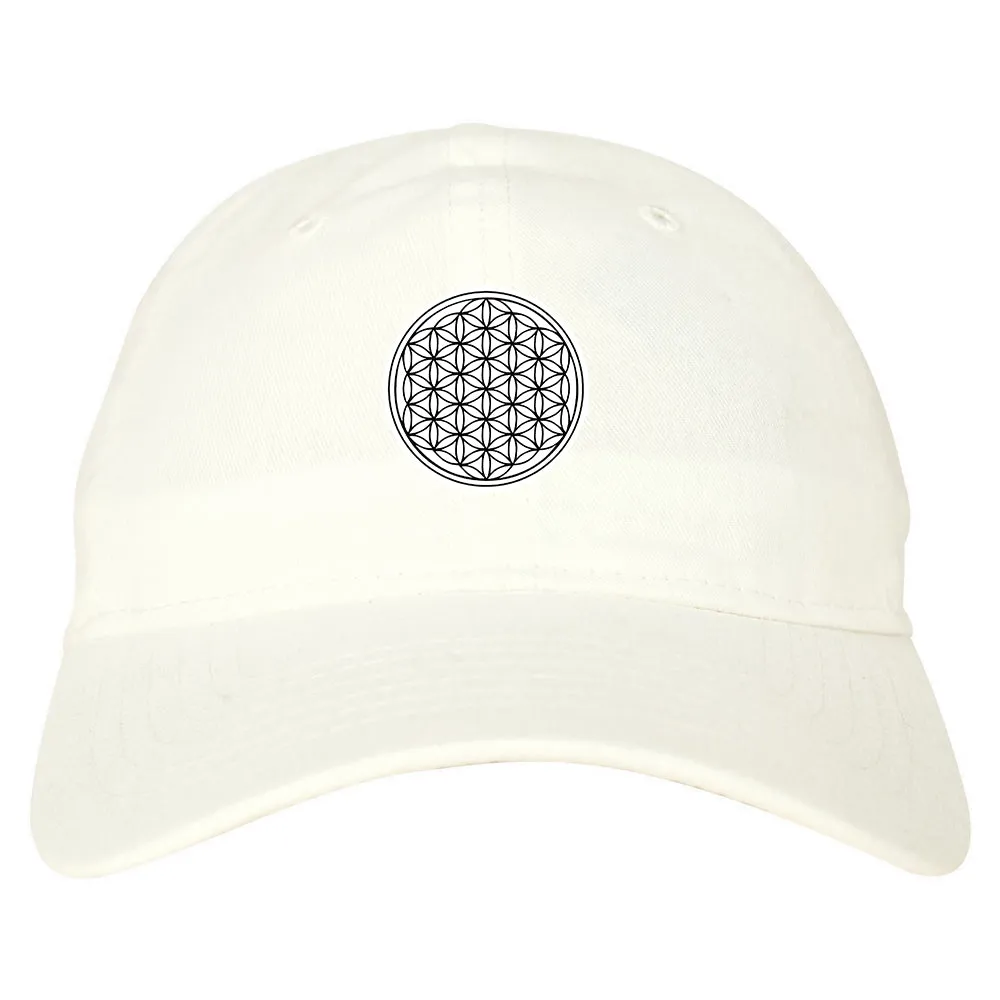 Flower Of Life Chest Mens Dad Hat Baseball Cap