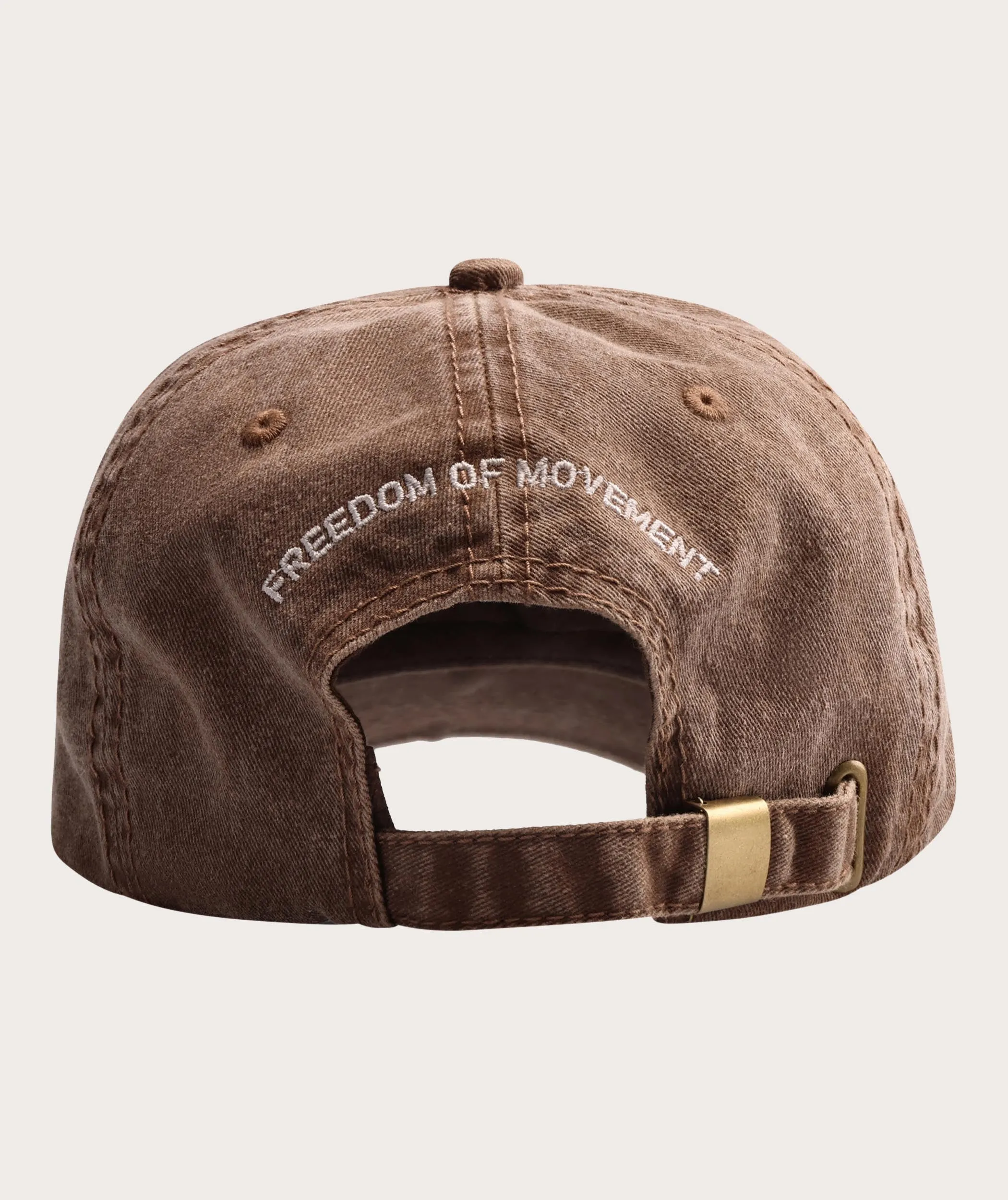 FOM Dad Cap - Washed Chocolate