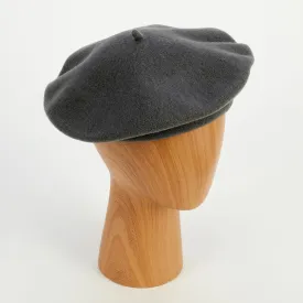 Grey Pure Merino Classic Beret