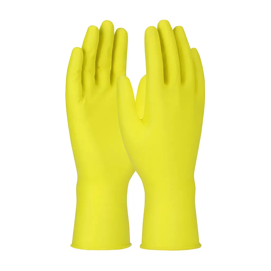 Grippaz 67-306/XXL Extended Use Ambidextrous Nitrile Glove with Textured Fish Scale Grip - 6 Mil