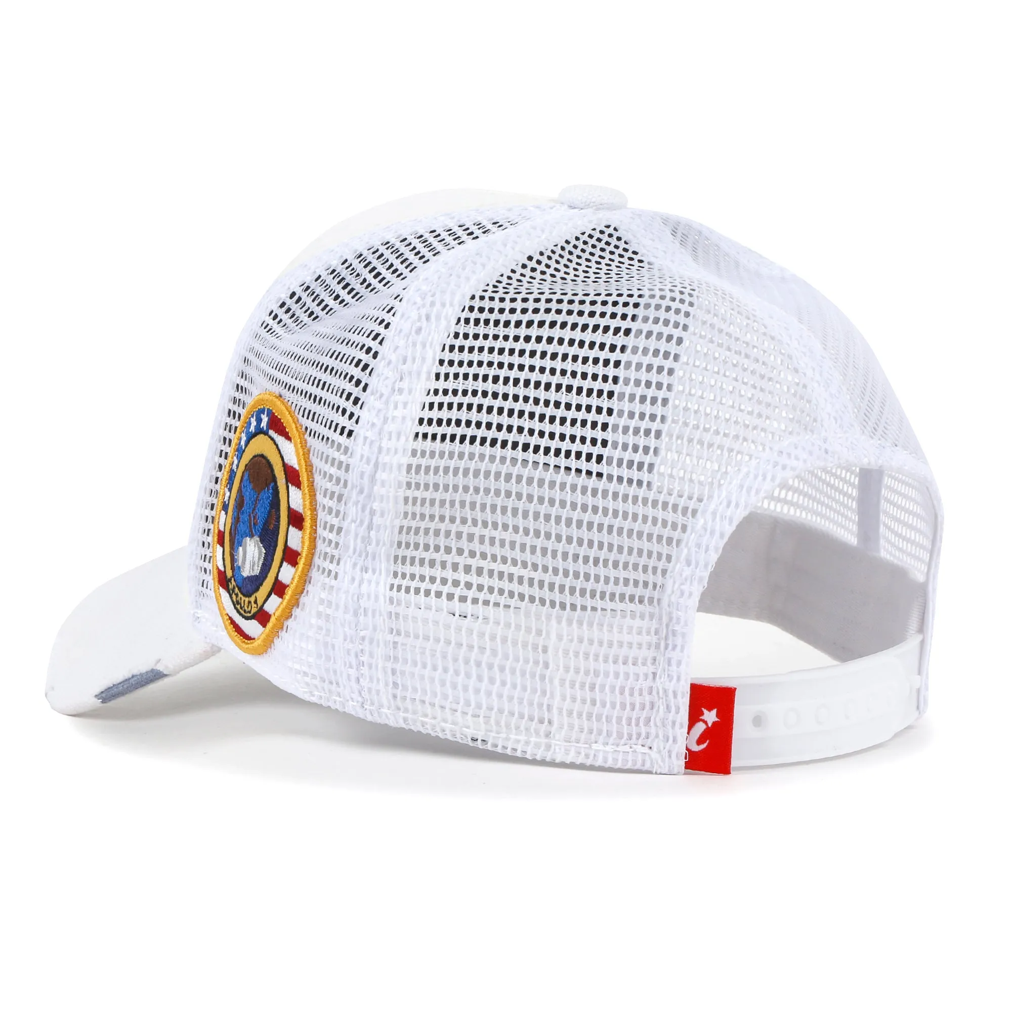 ililily PREMIUM NASA Meatball Logo Embroidery Baseball Cap Apollo 1 Patch Hat M/XL