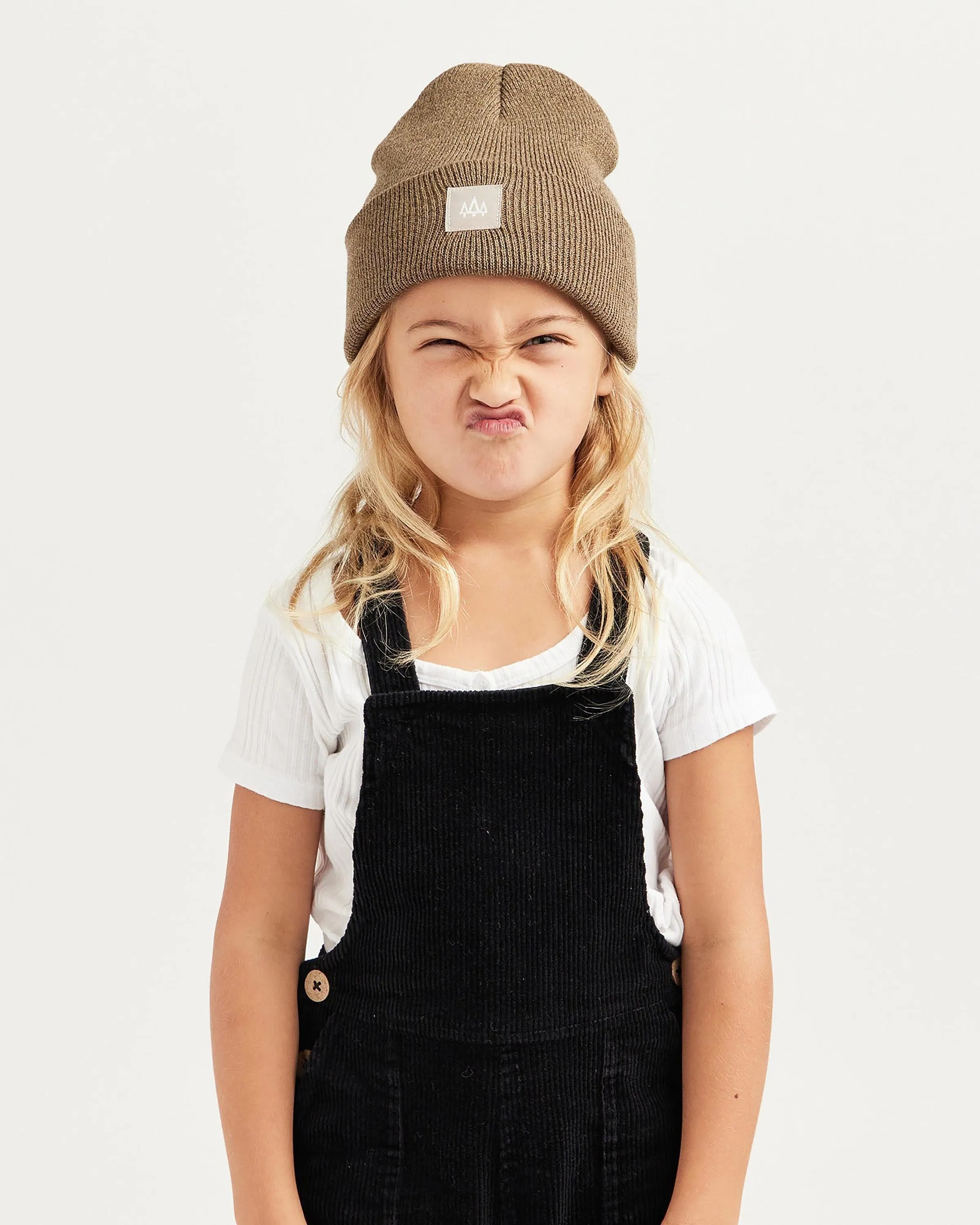 Kids Beacon Beanie in Brown Marled