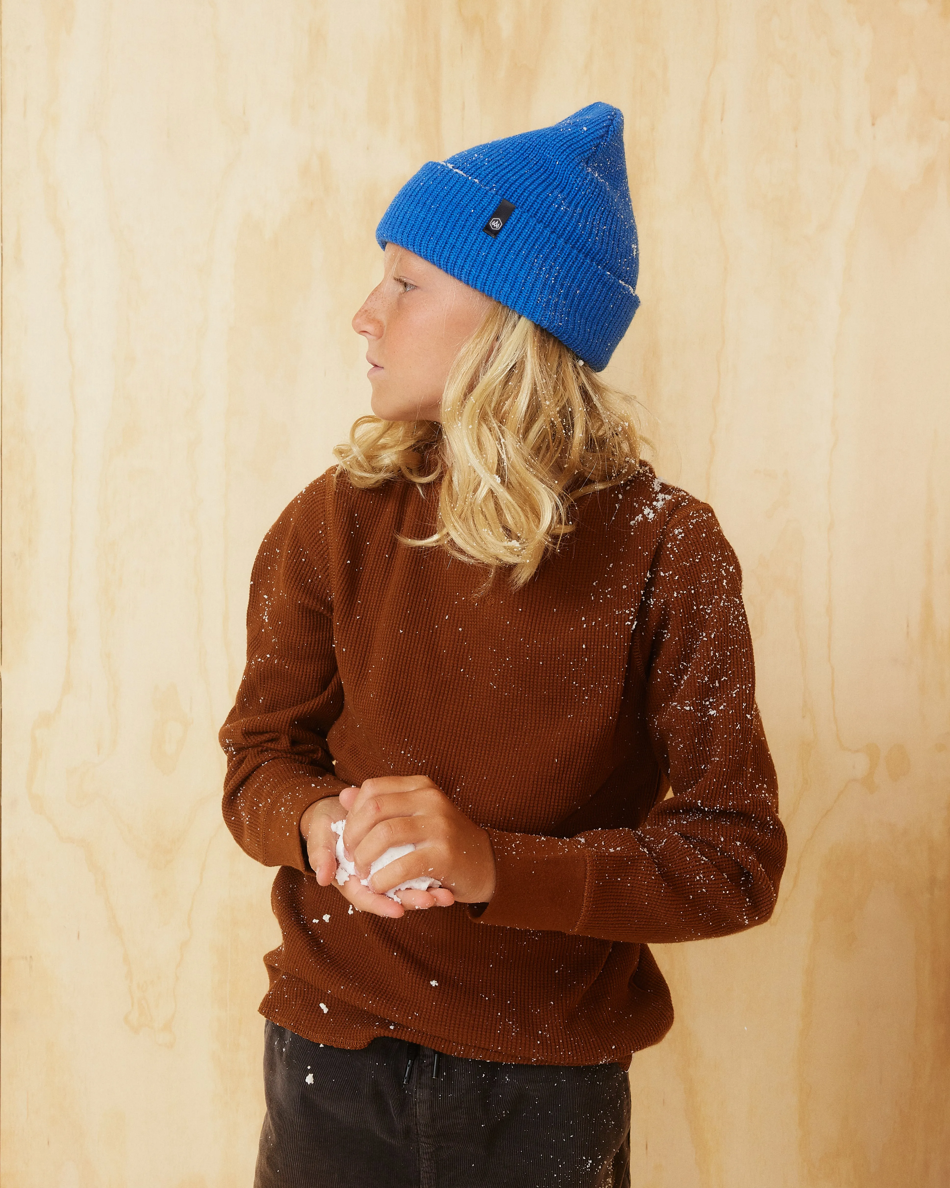 Kids Ranger Beanie in Cobalt