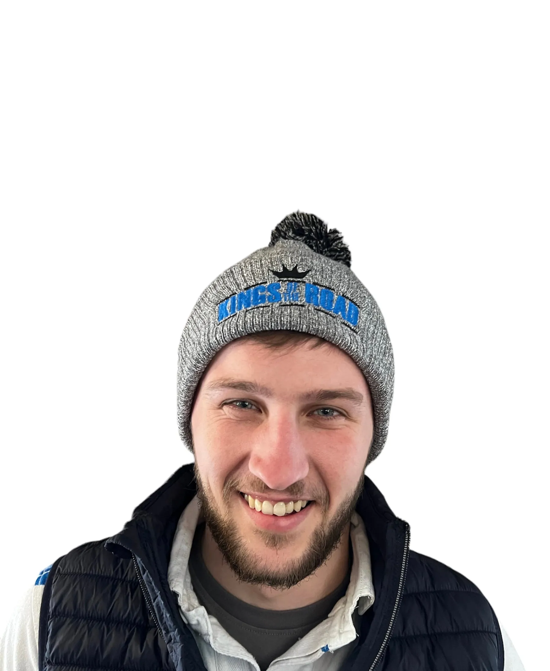 Kings Blue Bobble Hat